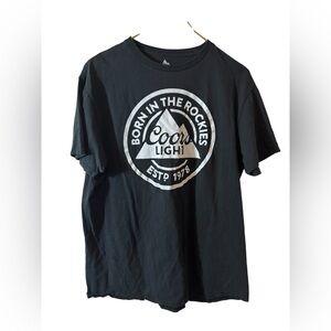 COORS LIGHT | large tshirt tee shirt